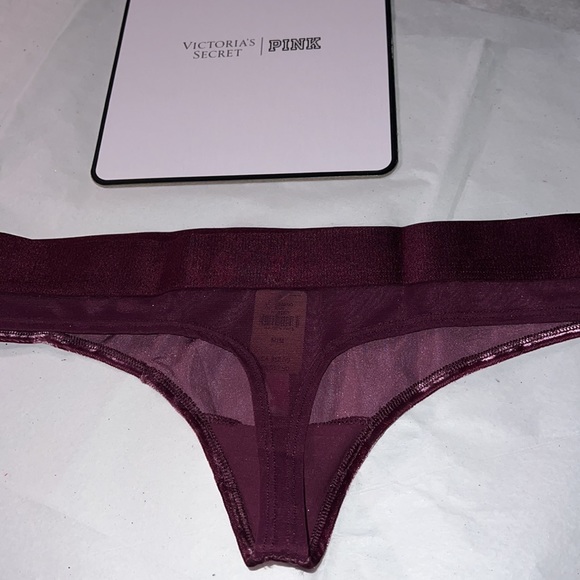 (M) UNISEX Victoria’s Secret VELVET THONG UNDERWEAR - Picture 8 of 14